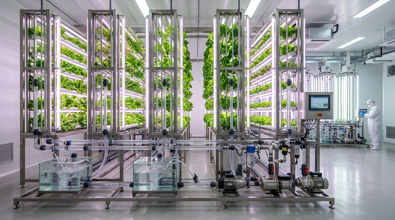 Hydroponic growing channel recirculating water and nutrients